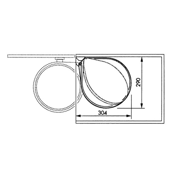 HAILO AFFALDSSPAND COMPACT-BOX M MONTERINGSTEGNING