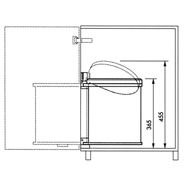 HAILO AFFALDSSPAND COMPACT-BOX M MONTERINGSTEGNING