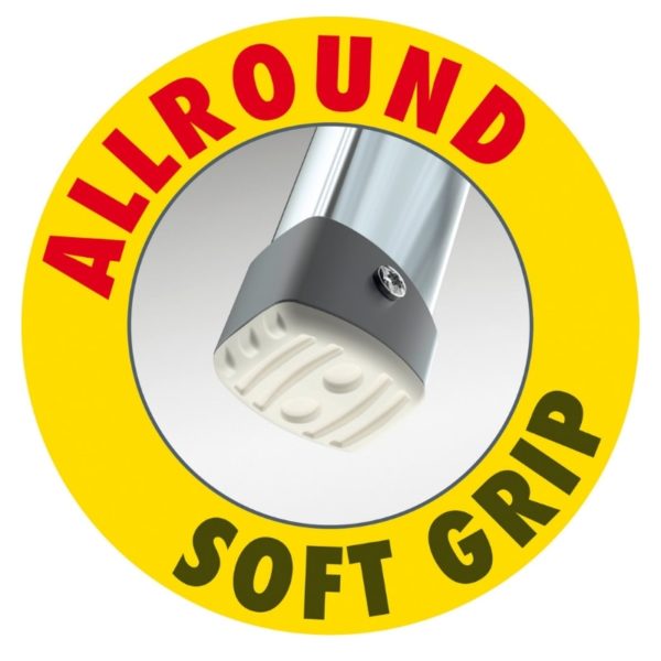 HAILO KLAPSTIGE 2 TRIN TOPLINE - ALUMINIUM SOFT GRIP