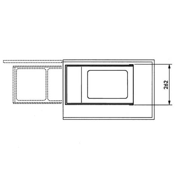 HAILO MULTI-BOX DUO L - MÅL TIL INDBYGNING